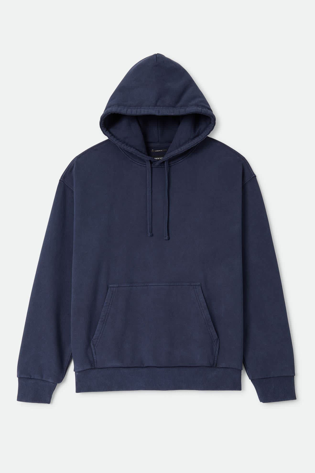 Brixton Baseline Hoodie Washed Navy