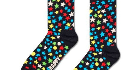 Happy Socks Stars Black