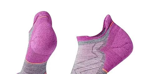 Smartwool Gray Women's Run Targeted Cushion Low Ankle Sock