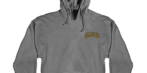 Antihero Customs Hoodie Heather Grey