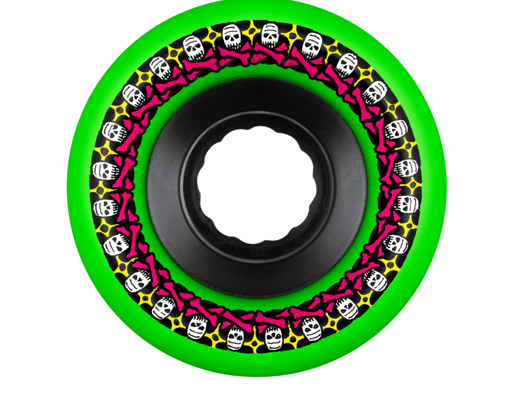 Bones 56mm 80a GREEN All Terrain Formula Rough Riders Wheel Set