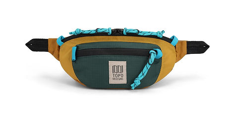 Topo Mountain Waist Pack Mustard Forest