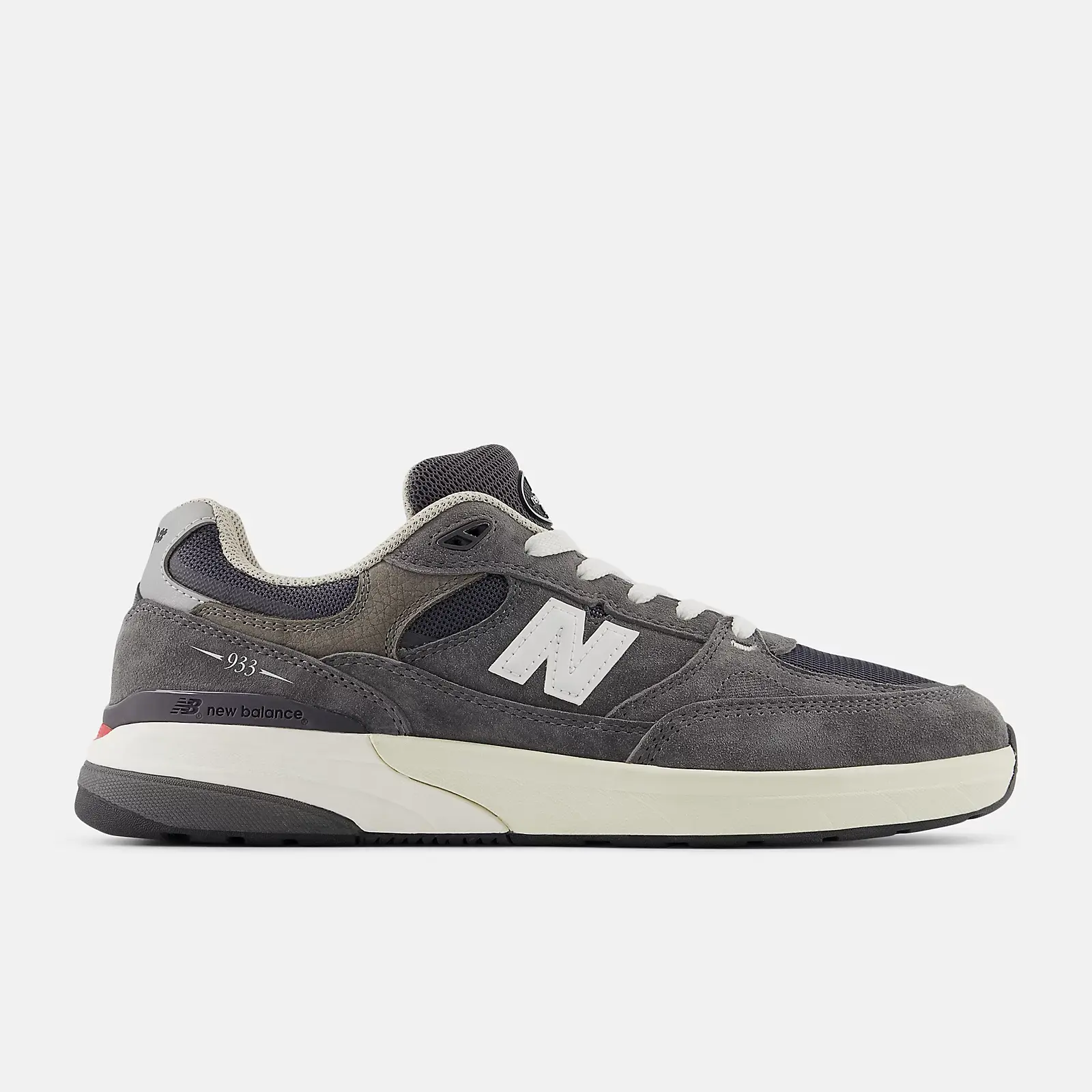New Balance Mens Numeric 933 Reynolds Grey White