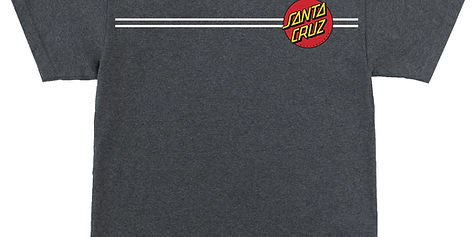 Santa Cruz Classic Dot Charcoal Heather T-Shirt