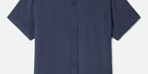 Brixton Cooling Comfort Midnight Navy Short Sleeve Woven Shirt