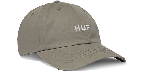 Huf Set OG CV 6 Panel Light Grey Hat