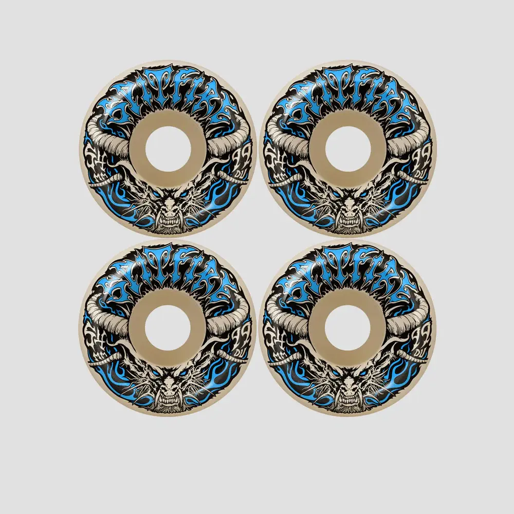 Spitfire F4 54mm 99a Conical Full Team Demon Redux Natural Wheel Set