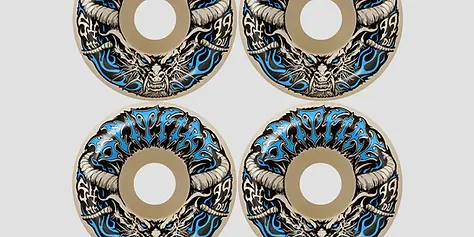 Spitfire F4 54mm 99a Conical Full Team Demon Redux Natural Wheel Set