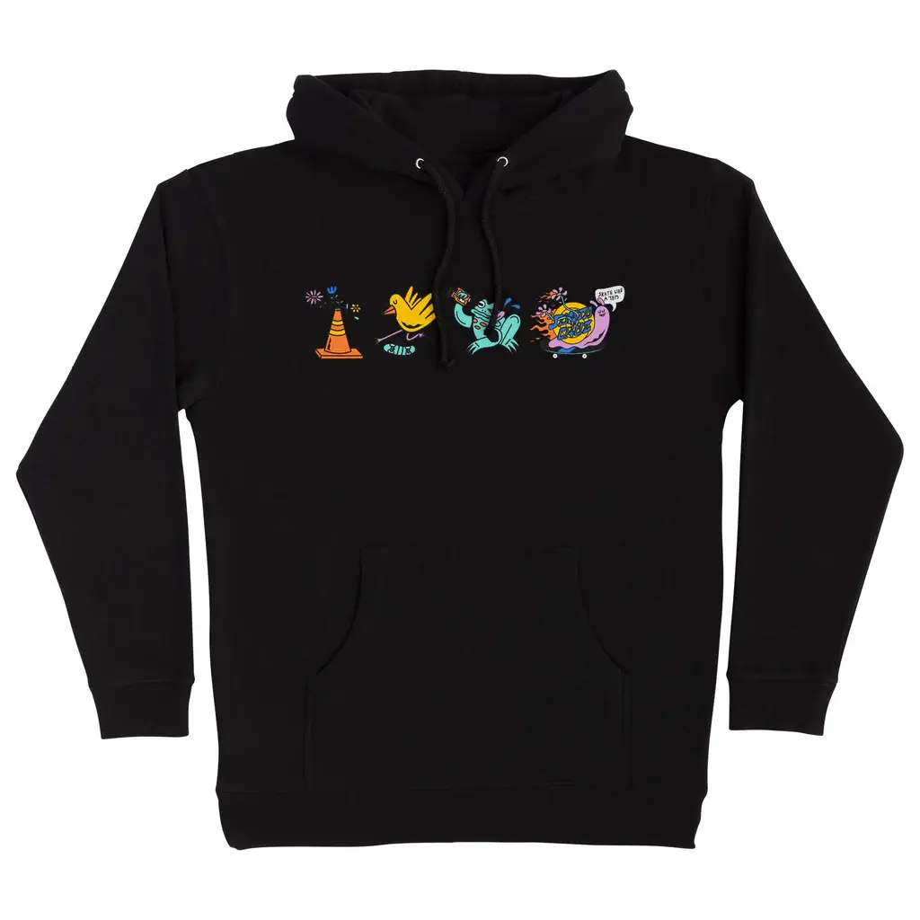 Santa Cruz Skate Like A Girl Hoodie Black