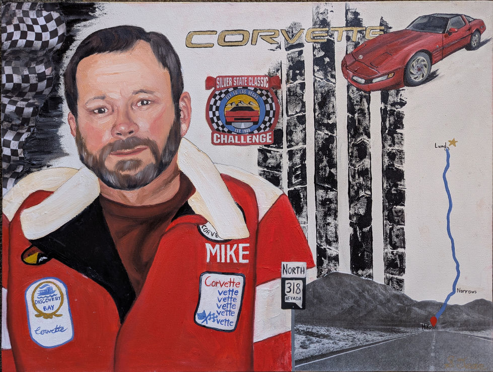 Glory Days, 2025
Mixed Media: oil paint, acrylic paint, and layered paper.