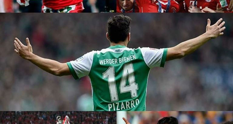 Claudio Pizarro,el histórico de Alemania anunció su retiro del fútbol