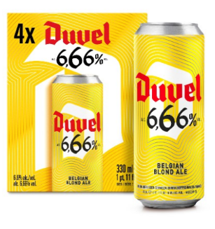 Duvel 666 CAN, 330ml €3.49