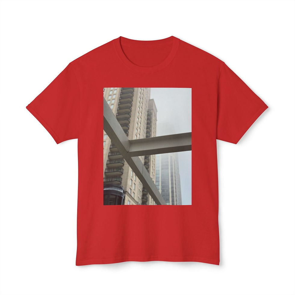 Thumbnail: LOS ANGELES BUILDINGS Unisex HD Cotton™ T-shirt