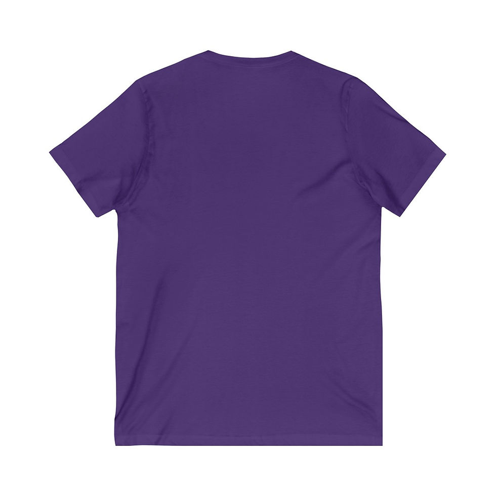 Thumbnail: CAT MAMA Unisex Jersey Short Sleeve V-Neck Tee