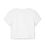 Thumbnail: Back of Logo Branded Adult baby Tee White