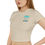 Thumbnail:  Logo Branded Adult baby Tee Tan
