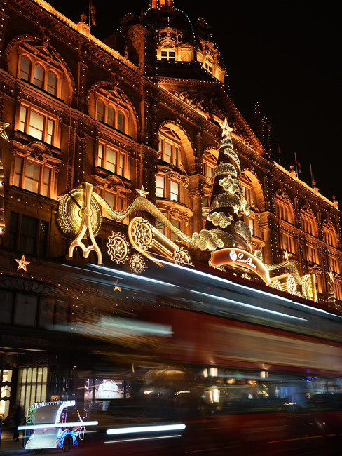 Harrods 2024 Świąteczny Londyn