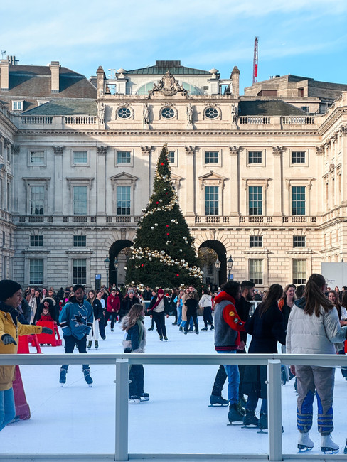 Somerset House Lodowisko 2024 Świąteczny Londyn