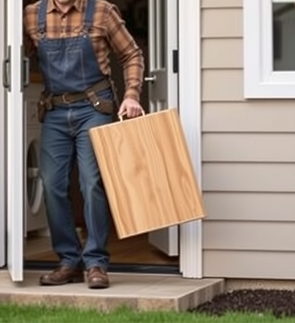 a working man carrying furniture out of a house.png