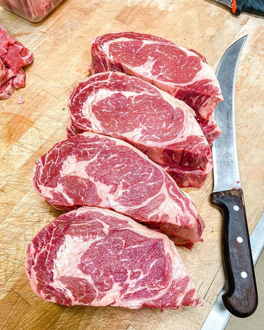 Niman Ranch Steaks at The Meatery Butcher Shop in Seaside, California
