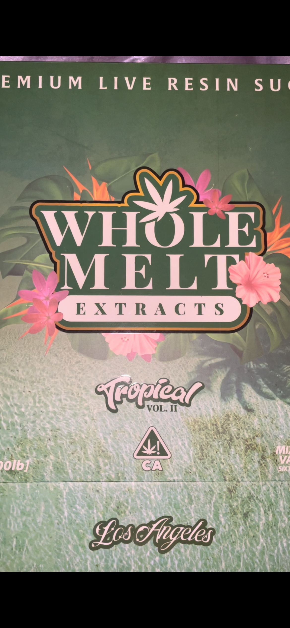 NEW Wholemelts tropical edition sugar 