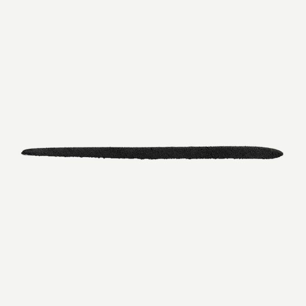 Thumbnail: An image of our leather fishing lure, the "Finesse Worm", a thin strip of leather in the shape of a worm.