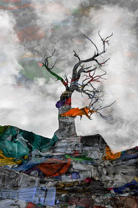 Abstract tree symbolic art