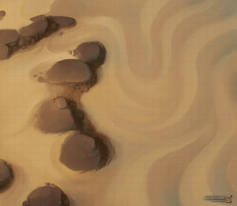 desert rpg map dunes