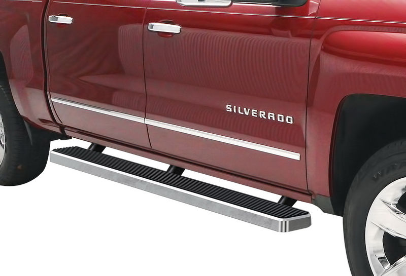 Thumbnail: 2007-2018 Chevy Silverado Crew Cab Running Board 5 Inch
