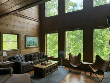 Cabin Interior with Windows