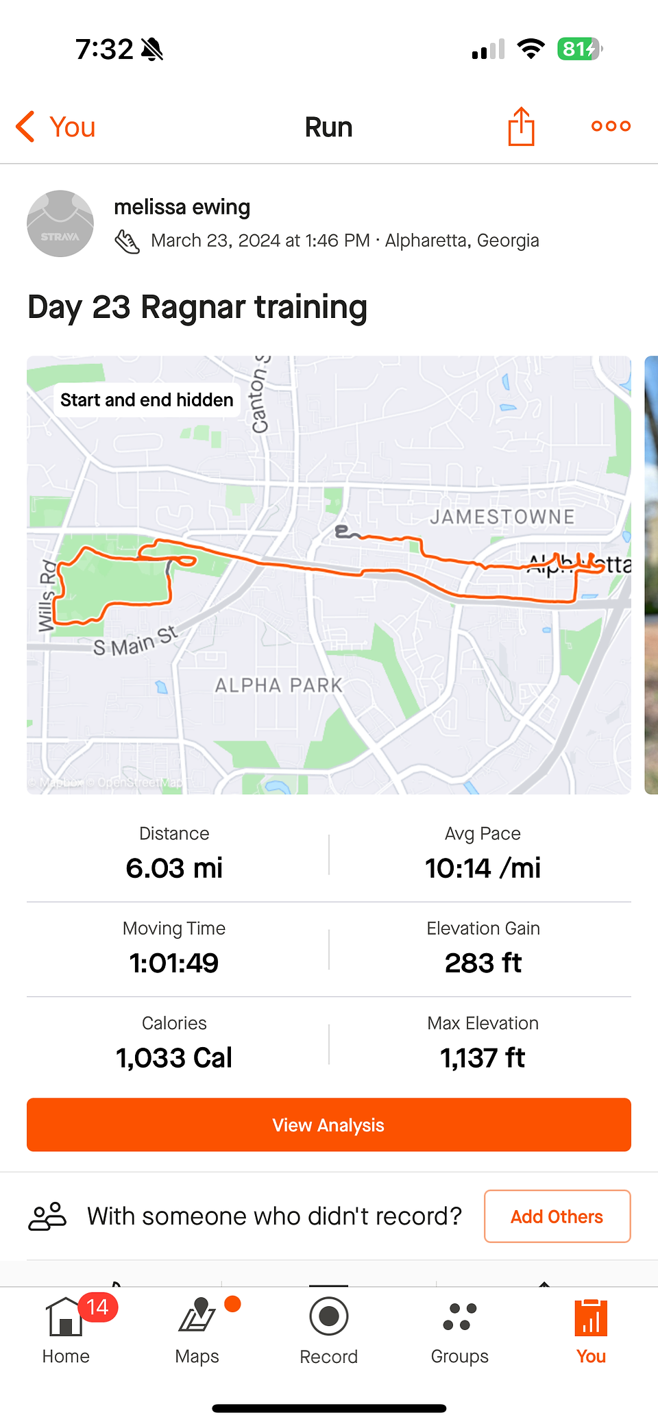 Day 23 Ragnar race training