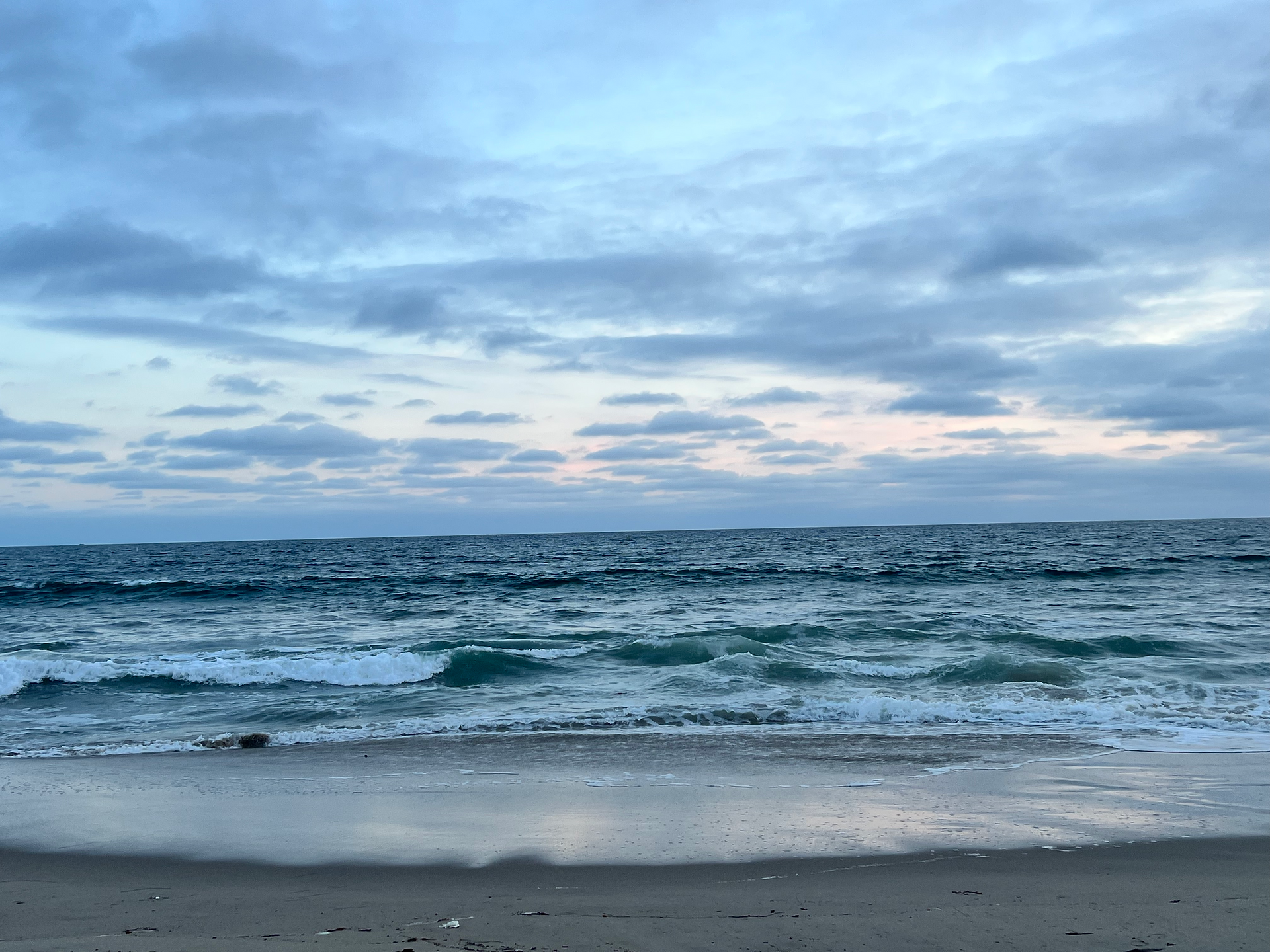 Sunset on Santa Monica Beach