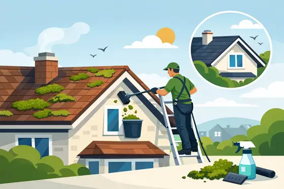 Roof Moss Removal Advice for UK Homeowners