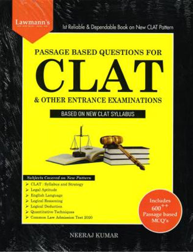 Passage Based CLAT Book by Neeraj Kumar : CLAT FOCUS