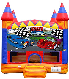 cars bounce house for rent