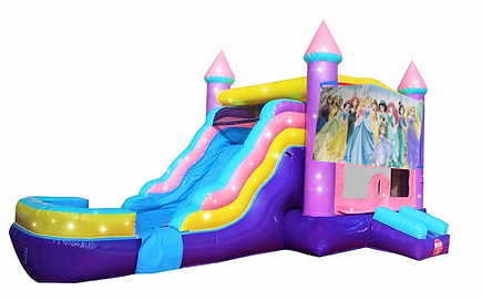 princess combo bounce house for rent