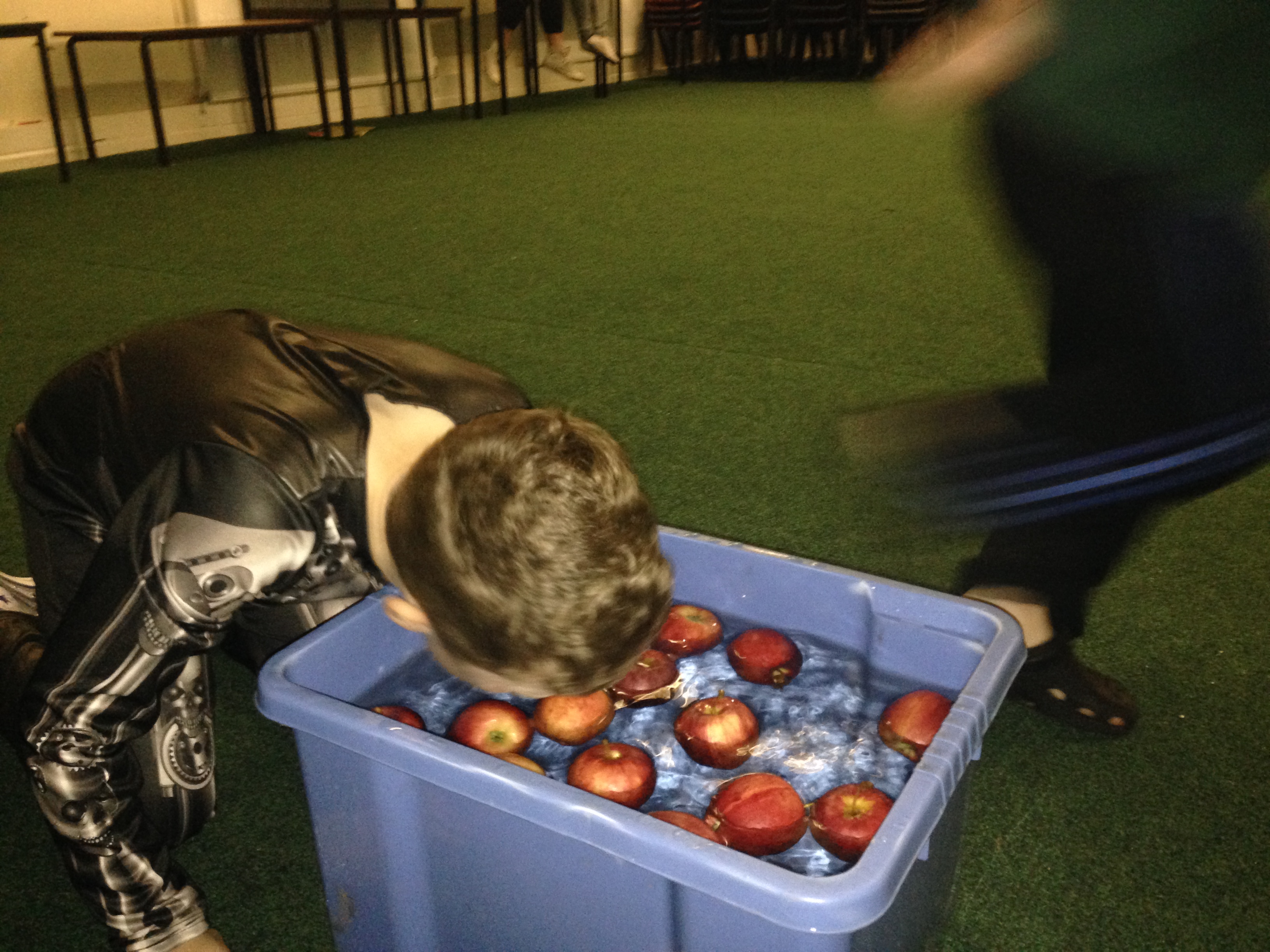 Bobbing for apples