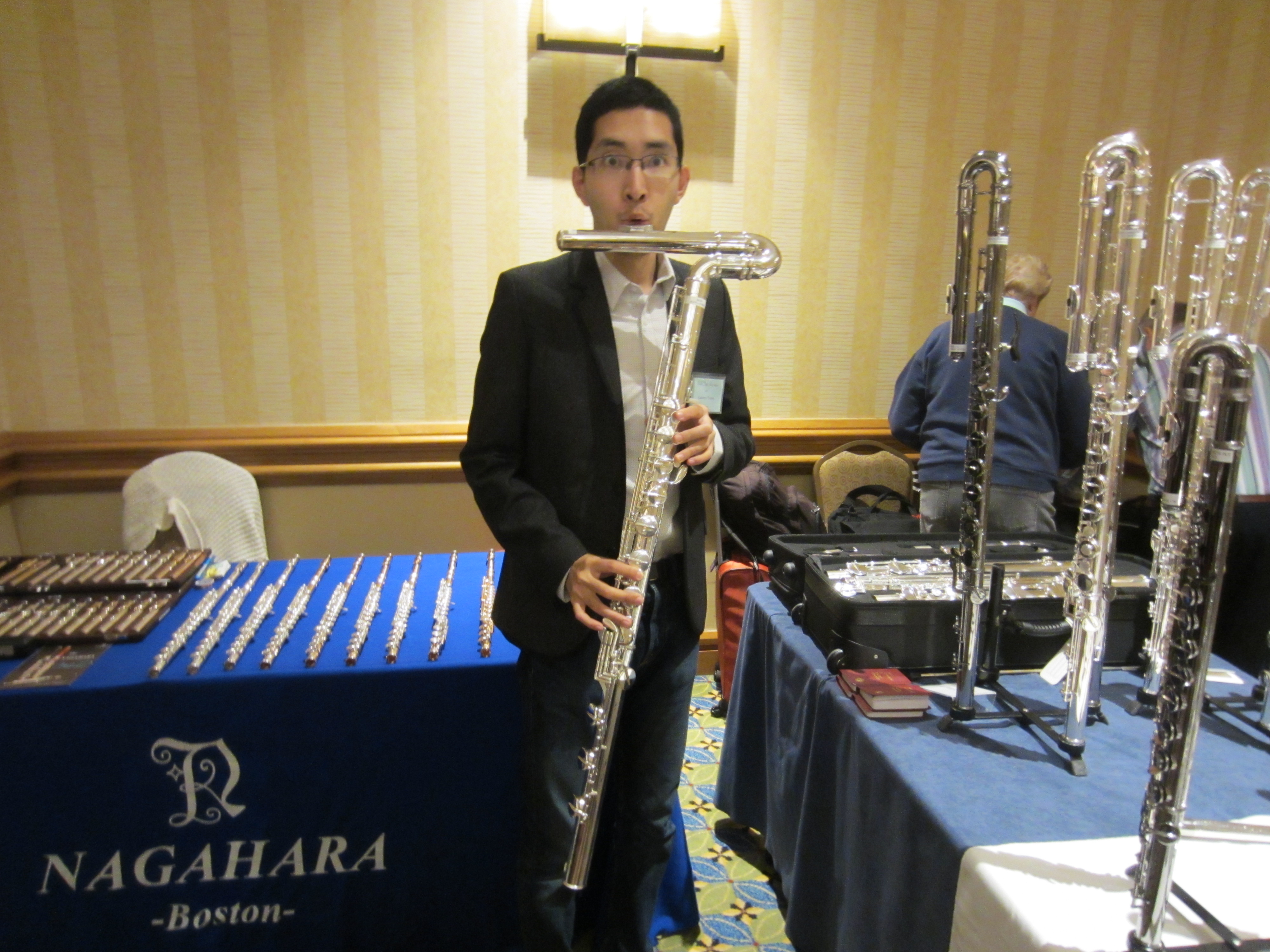 Here's to bass flute! Or flarinet!