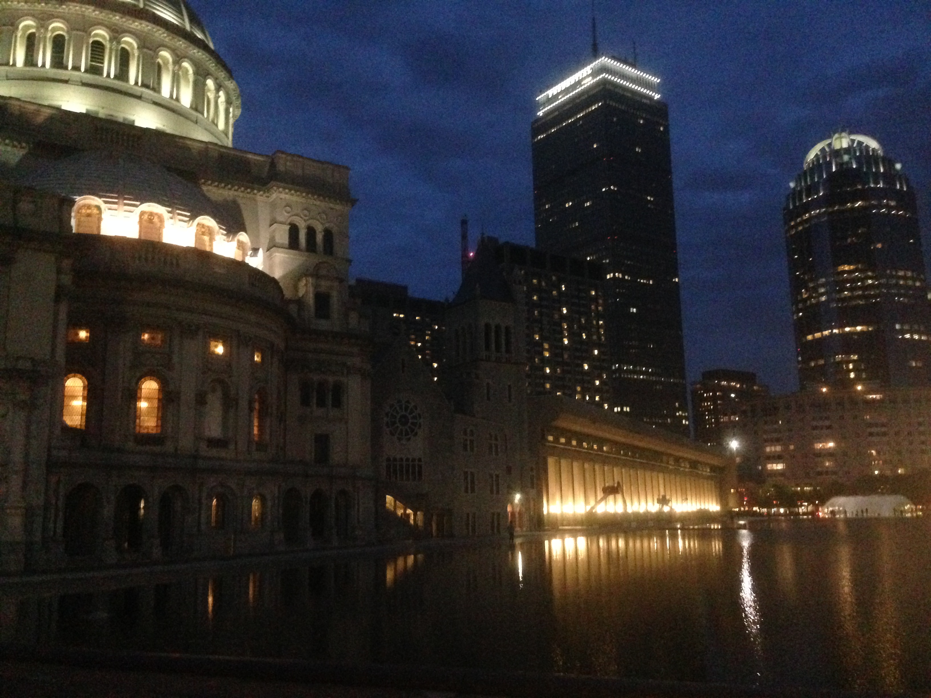 Night walk after concert