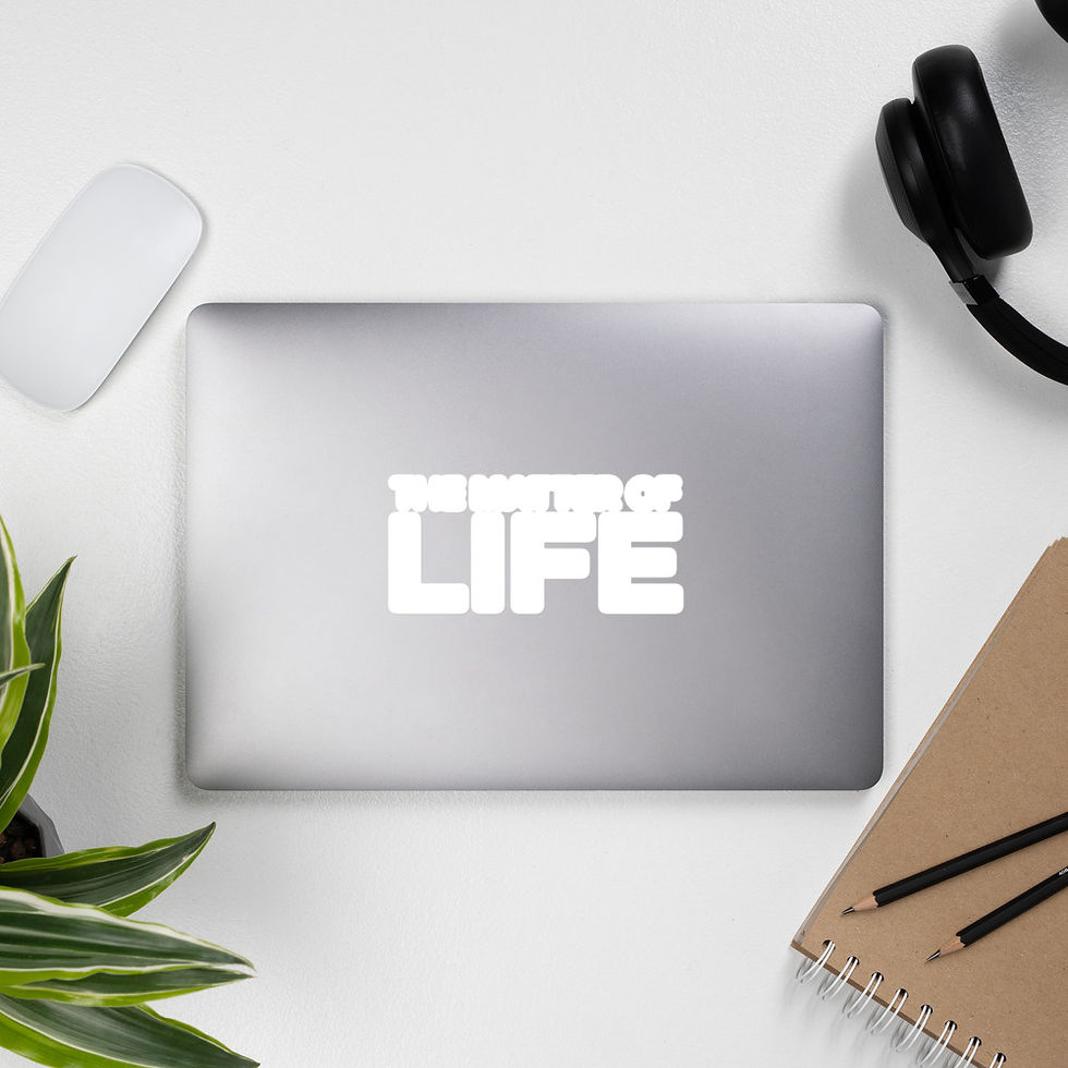 Thumbnail: "The Matter of Life" Logo stickers
