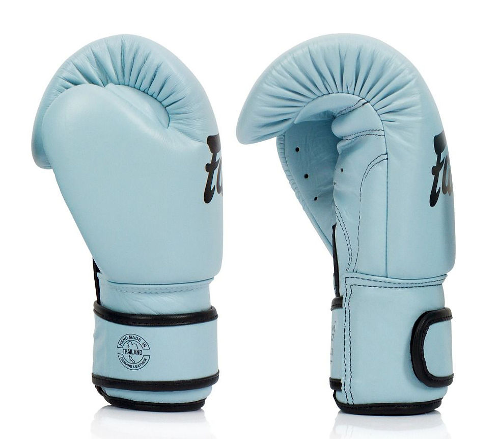 Миниатюра: BGV-20 FAIRTEX Boxing Gloves. Перчатки Бокс. Цвет голубой.