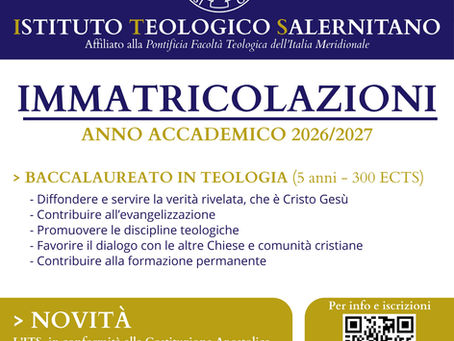 IMMATRICOLAZIONI ANNO ACCADEMICO 2026/27