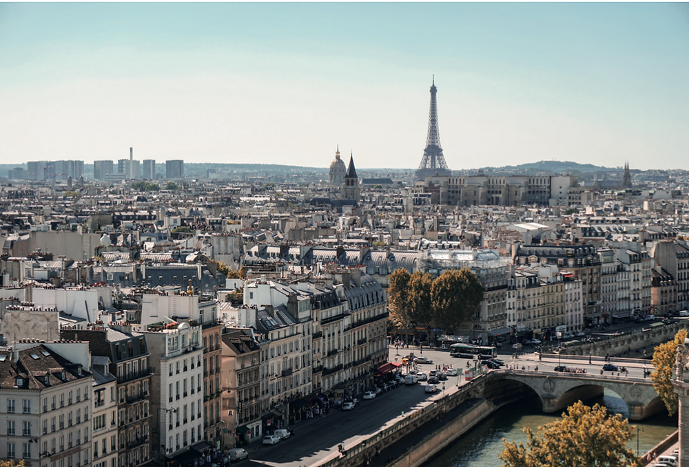 Vue panoramique Paris France
