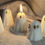 Miniatura: Candela profumata artigianale a forma di Fantasmino di Halloween colata a mano in cera di soia Bio ed essenze naturali