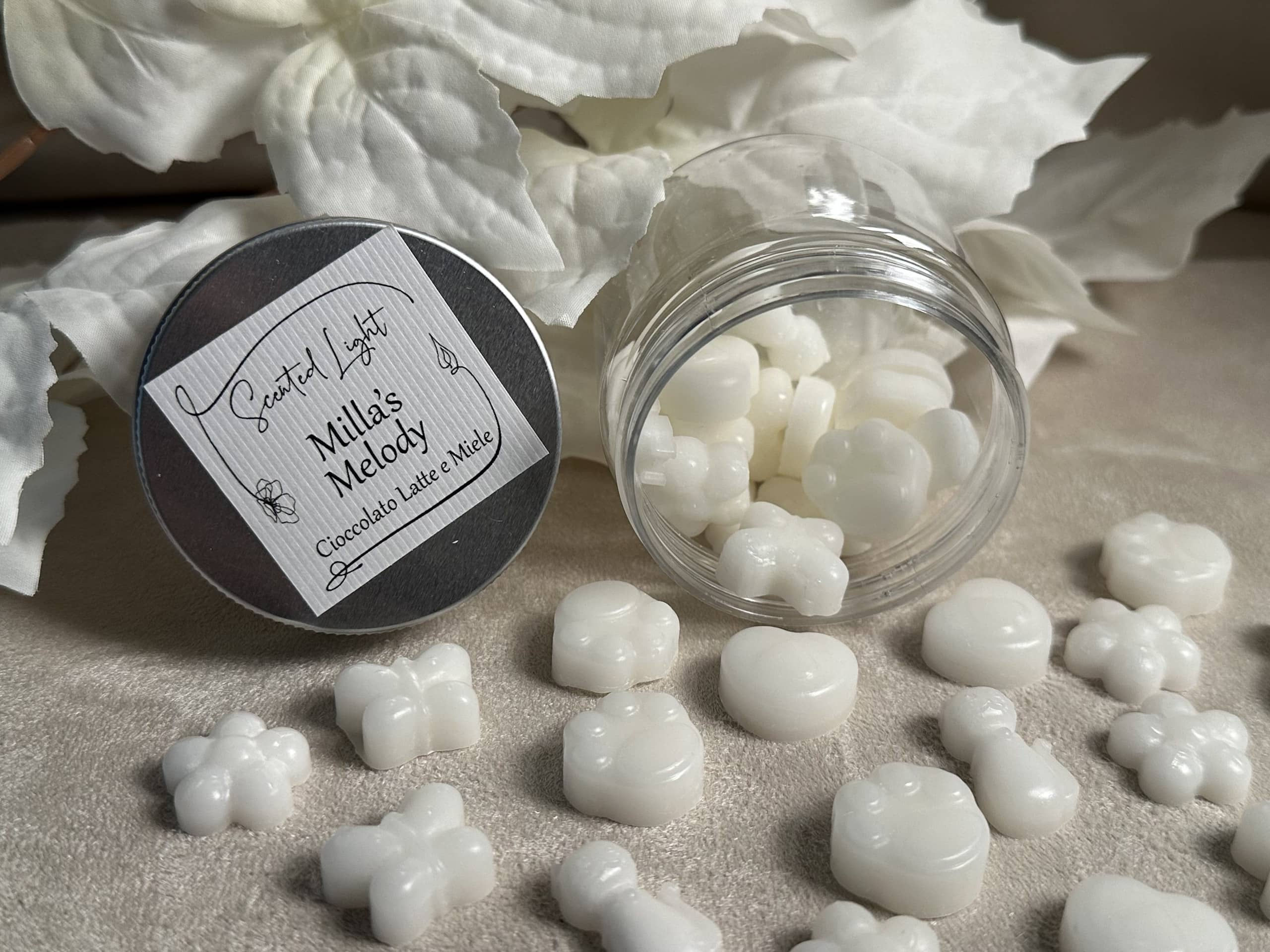 Tarts per diffusore Fiori Farfalle Gatti in Cera Bio ed essenze naturali certificate prive di sostanze nocive