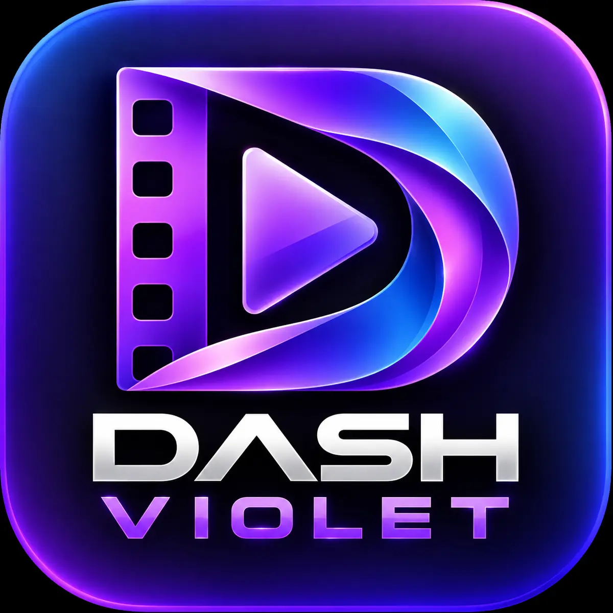 DashViolet Neon Film Icon
