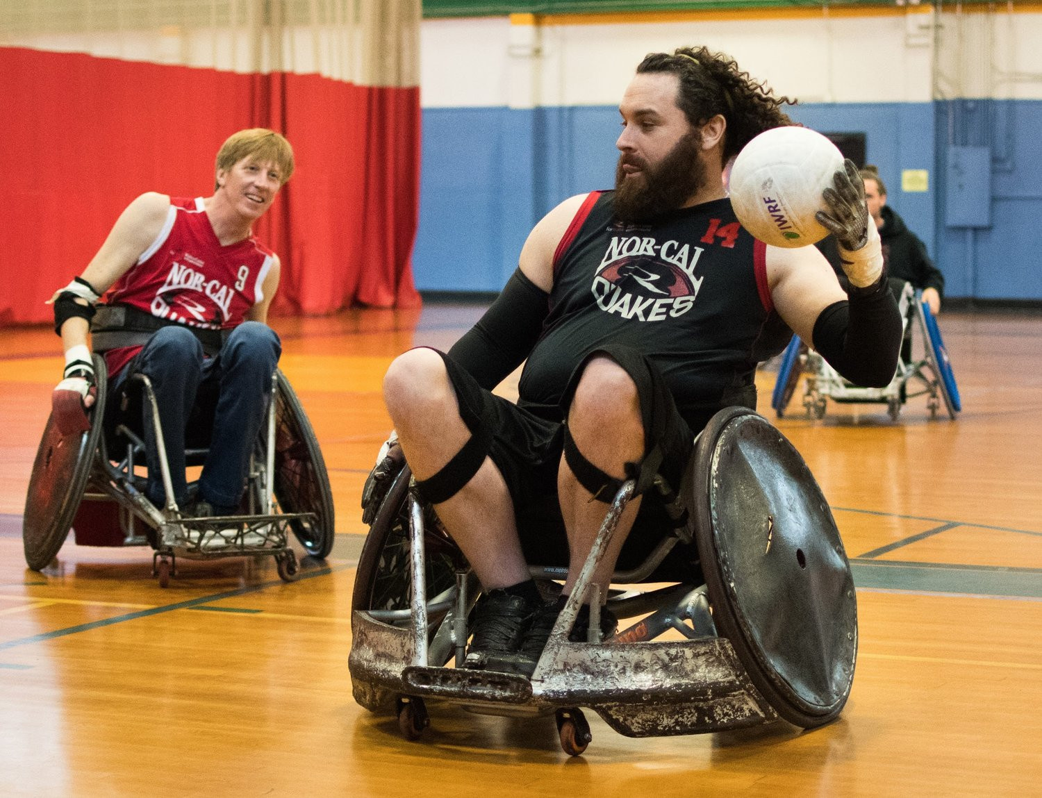 Quad Rugby and Wheelchair Lacrosse Practice