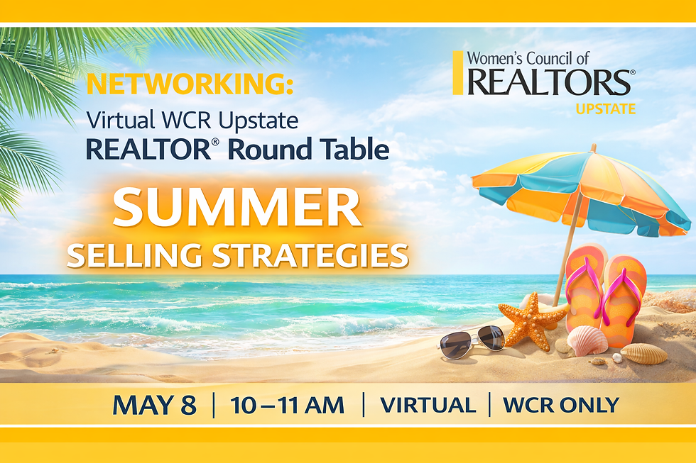 NETWORKING: WCR Upstate REALTOR® Round Table May