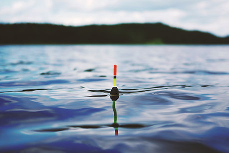 Fiskeflöte på vatten