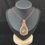 Thumbnail: Copper Natural Chalcedony Wire Wrap Gemstone Pendant Necklace